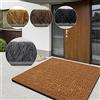 casa pura Tappetino in cocco di alta qualità tappeto in fibra naturale ottimo zerbino per interni ed esterni tappetino d'ingresso resistente e assorbente molte dimensioni spessore 17 mm 50 x 80 cm naturale