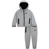 Nike Tuta da Bambino Sportswear Tech Fleece Full-Zip Set, Grigio (6-7 anni (116-122))