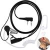 LEIBOCHAO Cuffie Walkie Talkie 2 Pin Auricolare con Tubo Acustico Trasparente Cuffia Headset Compatibile con Kenwood Radio Bidirezionale BAOFENG UV5R 888S RT24 RT27 HESENATE HT999