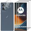 Lutree per Motorola Moto Edge 50 Fusion Vetro Temperato, 2+2 Pezzi 3D Pellicola Protettiva + Pellicola Fotocamera, HD Senza Bolle Vetro Protettivo, Durezza 9H Anti-Graffio Protezione Schermo