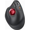 ProtoArc Mouse Verticale Bluetooth Trackball EM05 NL, Ergonomico Wireless Ricaricabile (Bluetooth+2.4G), Controllo Pollice, Compatibile Con iPad, Mac, Windows, PC - Rosa