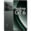 realme GT6 Smartphone 5G 16+512 GB, Processore Snapdragon 8s Gen 3, Display da 6000 nit, Ricarica SUPERVOOC da 120 W, Batteria di lunga durata da 5500 mAh, Green(NO ADAPTER)