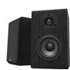 LONPOO LP-42 Coppia Diffusori da Scaffale Passivo - Hi-Fi Legno Altoparlante 75W RMS, Tweeter 1 & Woofer 4 in fibra di carbonio, 4-8 Ohm