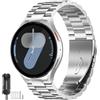 SUNDAREE Cinturino Compatibile con Samsung Galaxy Watch 7 44MM 40MM/6 Claissc 47MM/5 Pro 45MM,No Gap Uomo Metallo Acciaio Orologio Cinturini Ricambio Band per Watch FE/6/5/4 46MM 43MM 42MM,Argento