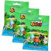 Generisch Stumble Guys - Personaggi da collezione 3D, serie 2, in cristallo cromato (3 sacchetti)