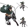 Epitome Eren Yeager Figura Levi Scout Reggimento Action Figure Cosplay Anime Modello Movable Anime Modello PVC Statua Collezionismo Ornamenti Desktop Decorazioni Regali
