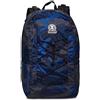 Invicta Zaino Scuola Twist Reversibile 2 Zaini in 1, BLUETTE CAMOUFLAGE, Blu - Tasche Porta Borraccia, Elastici Anteriori - Zaino Scuola, Zaino Università, Zaino Viaggio - Tessuto 100% Eco GRS