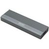 DIGITUS alloggiamento esterno M.2 - USB 3.1 Gen2 Type-C - 10 Gbit/s - Supporta SSD NVMe fino a 8 TB - per SSD 2230/2242/2260/2280 - Senza attrezzi - Alloggiamento in alluminio - Grigio