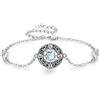 REDSUN Bracciale da donna in argento Sterling 925, con koala, farfalla, occhio malvagio, bradio/bussola/albero della vita, regolabile, per donne, ragazze, moglie, madre, figlia, 7+2 Zoll, 2017
