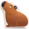 NICI Peluche Capibara Happybara 34x30x13cm Marrone - Simpatico peluchetto con Imbottitura Morbida per Giochi e Coccole, Perfetto Come Idea Regalo per Bambini e Adulti