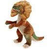 Keel Toys KEELECO - Peluche 100% riciclato, giocattolo ecologico per bambini, dinosauro Diloplosauro, 26 cm, SE2269
