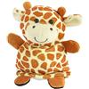 Kögler-26911 Wendeplüschtier Swappies - Simpatico Forma di Panda e Giraffa, 2 Animali di Peluche in Uno, Circa 15 cm, in Morbido Poliestere, Lavabile, Ideale Come Regalo Ragazze, Multicolore, 26911