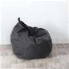 Chickwing Copertura per Poltrona a Sacco, Chickw11 Pouf Portaoggetti per Bambini e Adulti, per Interni e Esterni, Senza Imbottitura, Sedia da Gaming Sedia da Giardino (Grigio Scuro,90x100cm)