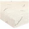 Generico Coprimaterasso termoregolatore, lino e cashmere, 100% MADE IN ITALY (90x200)