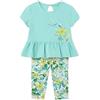 Mayoral Completo bambina 3 anni 36 mesi - 98 cm color agata con legging e t-shirt