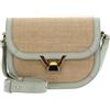 Coccinelle Dew Straw Handbag Natural/Cela. Gr