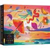 Elena Essex Puzzle per adulti 1000 pezzi - Aquiloni al crepuscolo | Puzzle | Puzzle da 1000 pezzi | Puzzle colorato paesaggio tramonto | Dimensioni puzzle 50,8 x 71,1 cm