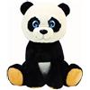 TE-Trend Panda di peluche XXL, 75 cm, con occhi blu scintillanti, qualità morbida, per abbracci amorevoli e come fedele compagno di via, ore felici
