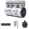 XUEMANSHOP Motore per compressori 750W/1HP Compressore a sussurro con 4 piedini ammortizzanti, 8 bar motore compressore senza olio per compressori medici, compressori di raffreddamento