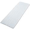 Decomira Tappeto Bagno Antiscivolo in Ciniglia | Tappetino bagno super assorbente, lavabile in lavatrice | Per il bagno, la doccia, la vasca da bagno o come tappetino WC | Bianco - 50x150 cm