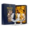GLASSIQUE CADEAU Bicchieri grandi da 620 ml per brandy e cognac | Set di 2 | Ciotole giganti a stelo corto | Bicchieri da bere e degustare per Armagnac