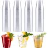 Vegena Bicchieri da liquore in plastica, 100 pezzi, 50 ml, in plastica rigida, riutilizzabili, per feste, compleanni, degustazioni, Natale