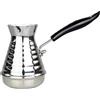 GMMH Caffettiera turca per moka Cezve Dzhesva in acciaio inox 1 mm (350 ml)