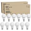 GY Lampadine LED E14, 8W (equivalenti a 60W), Lampadine LED Attacco Piccolo G45, 4000K Luce Naturale, 880 Lumen, Fascio 280 Gradi LED, Lampadine Risparmio Energetico Bianco Naturale, 12 Pezzi