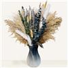 Criveple Erba della Pampas Decorative, Fiori Secchi Decorativi, Erba Della Pampas per Home Decor, Erba di Pampa Naturale Fiori Secchi Decorativi per Matrimoni, Feste, Boho Decor