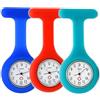SibyTech Set di 3 spille da infermiere, con spilla, design a clip, per infermiere, medici, paramedici, medici, blu, rosso, verde, Blu Rosso Verde