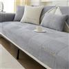 GKXLH Copridivano in morbido pile color latte, lavabile, copridivano antiscivolo da 1, 2 o 3 posti, per divani componibili, protezione per mobili a forma di L (grigio, 70 x 70 cm)