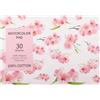 ktxaby Blocco di 30 fogli di carta per acquerelli, formato A5, stampa a freddo, 63,5 kg/300 g/m², blocco per acquerelli, perfetto per pittura, calligrafia e supporti misti (14,7 x 21 cm)