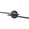 Miratic Lampada Specchio Bagno 14W 1540lm 4000K Applique Bagno Due Colori Disponibili Finitura Elegante in Alluminio IP44 Lampada Bagno Lunghezza da 55 cm (nero)