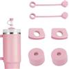AIROLDI 6 Pezzi Silicone Tappo Anti Sversamento Compatibili Con Stanley Cup 2.0 40oz 30 oz Anti-Perdite Tappi Anti-Sversamento In Silicone Adatto Per Accessori Tazza Stanley (Rosa)