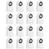 PATIKIL Porta Lampada T8, 16 Pezzi Base Portalampada G13 Non-Separato Tombstone Ignifugo per Tubi Fluorescenti LED Integrati, Bianco