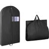 VIDSTW 60 x 102 Cm Porta Abiti da Viaggio Porta Abito Pieghevole Portaabiti Uomo da Viaggio Borsa Porta Abiti da Copriabiti Antipolvere per Abiti Camicie Giacche (Nero)