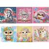 Kssvzz 6 Pezzi Diamond Painting Kit Completo, 5D Pittura Diamante per Bambini e Adulti Principianti, Diamantini Crystal Art, DIY Kit Pittura Diamante