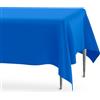 ldyllicStyle Tovaglia Blu,Tovaglia Compleanno,Tovaglia Antimacchia,Tovaglia Plastica Rettangolare,Tovaglia Usa E Getta,Tovaglia Tavolo Rettangolare,Tovaglia Da Esterno,Copri Tavolo,Spesso 274cm X 137cm 2 Pezzi