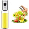 SQUADO Spruzzino Nebulizzatore Dispenser Olio Aceto in Vetro Spray Olio Oliva per Friggitrice ad Aria
