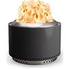 Solo Stove Braciere Senza Fumo Yukon con Supporto 2.0 | Caminetto trasportabile, Combustione della legna, Cassetto per la cenere rimovibile, Acciaio inossidabile, 50,5 x 68,5 cm, 20 kg, Cenere