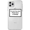 CrazyLemon Custodia per iPhone 12 PRO Max, Stile Semplice Creativo Divertente Frase di personalità Etichetta dell'umore Leggero Anti Giallo Morbido TPU Cover Posteriore Antiurto in Silicone - 14