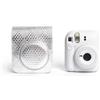 Generic Borsa da trasporto per Instax Mini 12 Borsa per fotocamera a quadri argentati, borsa organizer diagonale a croce per protezione a spalla, Argento, Custodia per fotocamera per Instax Mini 12