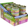 ARQUIVET PACCO da 24 pezzi - Pollo in salsa con bastoncino di granchio - 80 g - Lattine di cibo umido per gatti