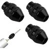 eModwey 3 pezzi Mandrino per Dremel, Mandrino a Sgancio Rapido compatibile con Dremel 4000, 3000, 8200, 800, per Trapani e Utensili Rotativi Multifunzione