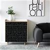 Ambiance Sticker Adesivi per mobili da soggiorno e cucina, adesivo da parete, motivo: terrazzo Braga mobile, adesivi murali azulejos - adesivo per mobile bagno, 40 x 60 cm