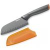 Tefal Fresh Kitchen Coltello Santoku 12 cm, lama in acciaio inox con titanio di alta qualità, rivestimento antiaderente, zona comfort, custodia protettiva per lama K1220104