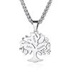 Custom4U 3 Nomi Collana Nome Argento Albero della Vita Collana Personalizzata con Nome Incisione per Famiglia Amicizia Regalo Romantico Collana Commemorativa Impermeabile Anallergica