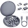 OTG Adattatore Cavo compatibile con Ulefone Armor Tab, USB tipo C a USB, circa 21 cm