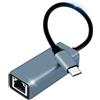 YIIFELL Adattatore Ethernet USB C, Gigabit Ethernet Adattatore Lan USB C USB Type-C a RJ45 Ethernet Compatibile per iPhone 15 Pro, iPad Pro/Air, MacBook Pro/MacBook Air, Galaxy S24