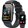 Dyurwa Smartwatch Uomo Donna, 1.57 Orologio Fitness con Cardiofrequenzimetro/SpO2/Sonno/Contapassi, 110+ Modalità Sportive Smart Watch Activity Tracker, Impermeabile IP68 Smartband Notifiche per iOS Android